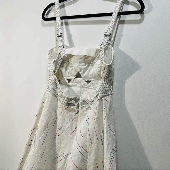 Free People New Romantics Olympic Flame Corset Cutout Boho Open Back Mini Dress - Picture 10 of 15